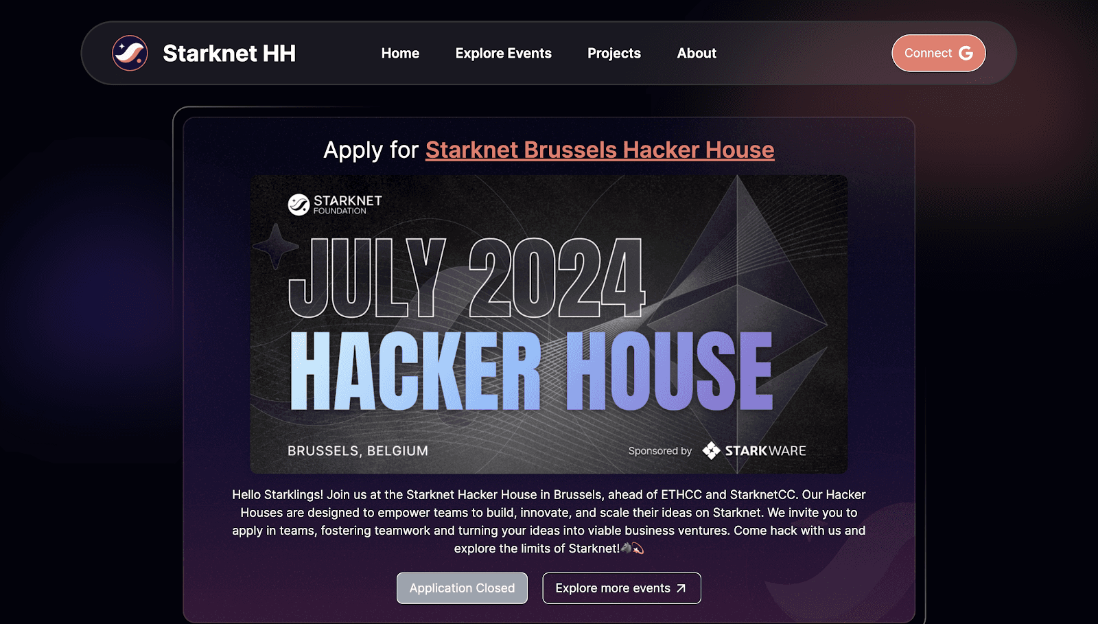 Starknet Hacker House